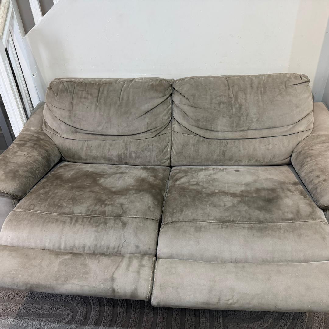 Avant nettoyage matelas