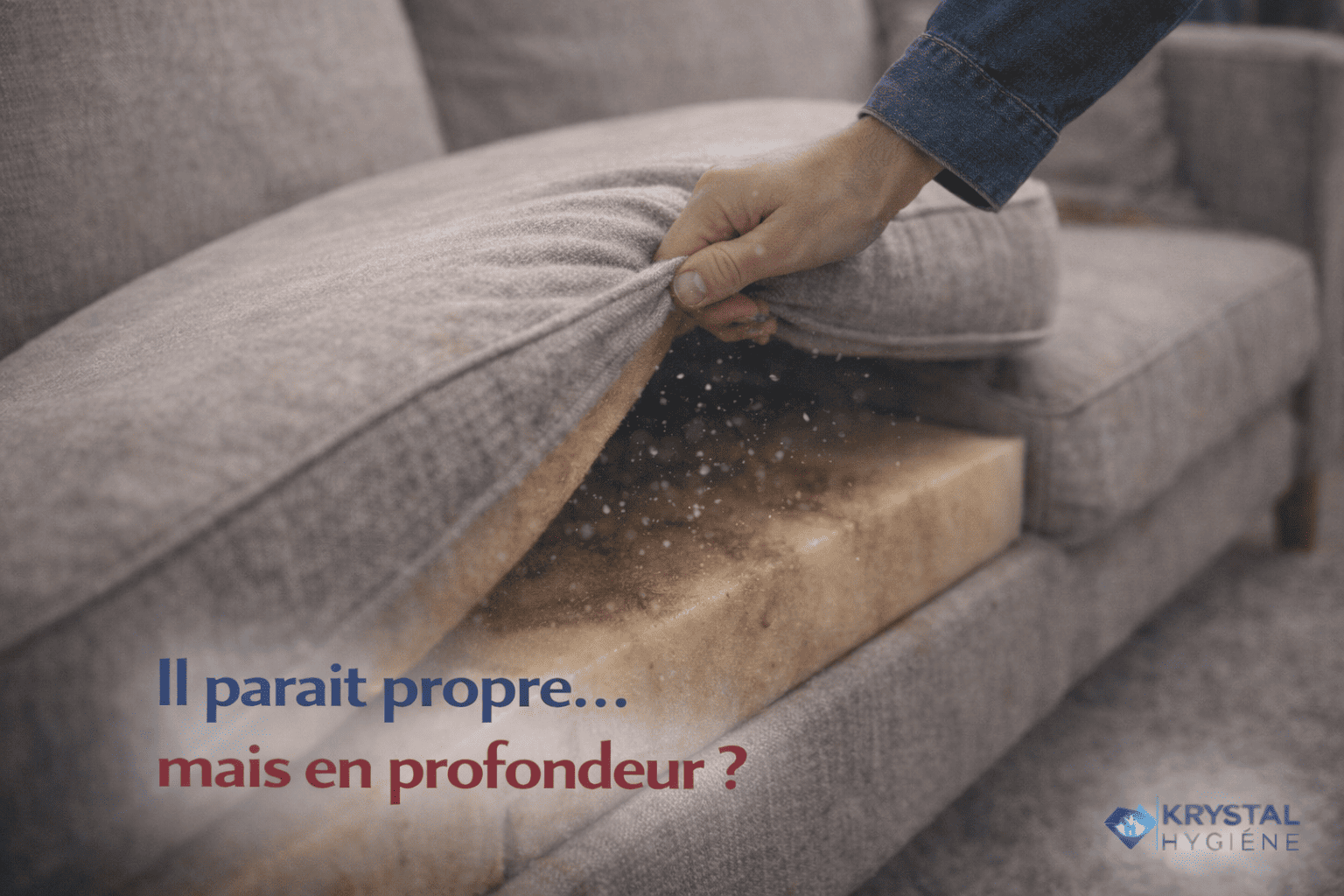 You are currently viewing Un canapé peut paraître propre… et pourtant être sale