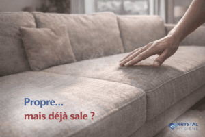 Lire la suite à propos de l’article Pourquoi un canapé se salit plus vite après nettoyage ?