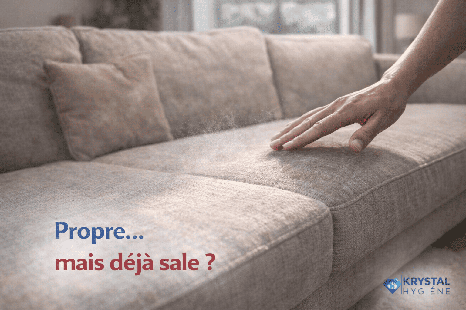 You are currently viewing Pourquoi un canapé se salit plus vite après nettoyage ?
